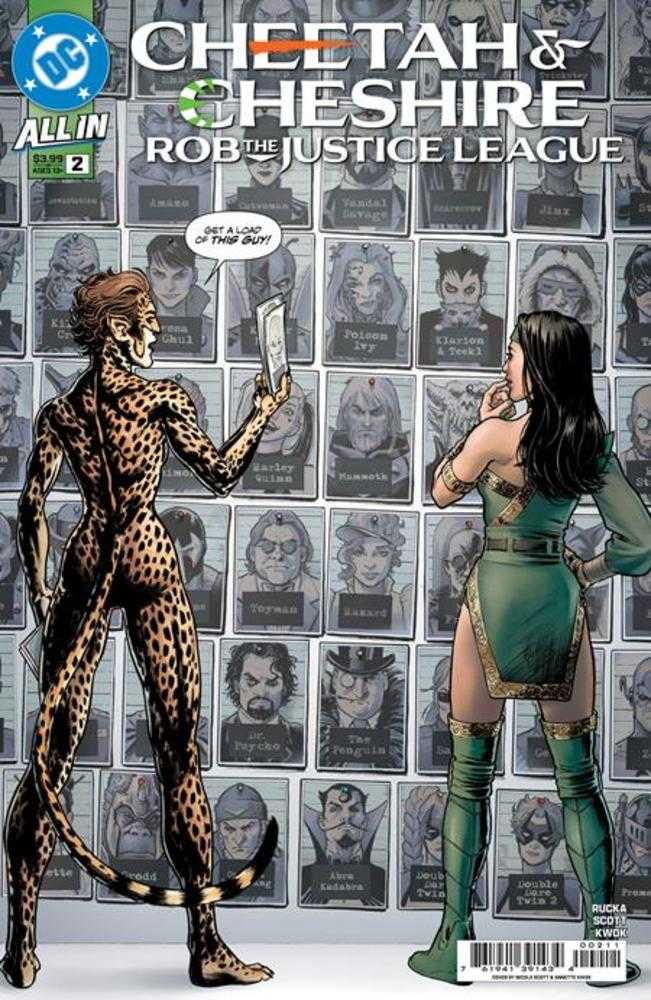 Cheetah And Cheshire Rob The Justice League #2 (Of 6) Cover A Nicola Scott