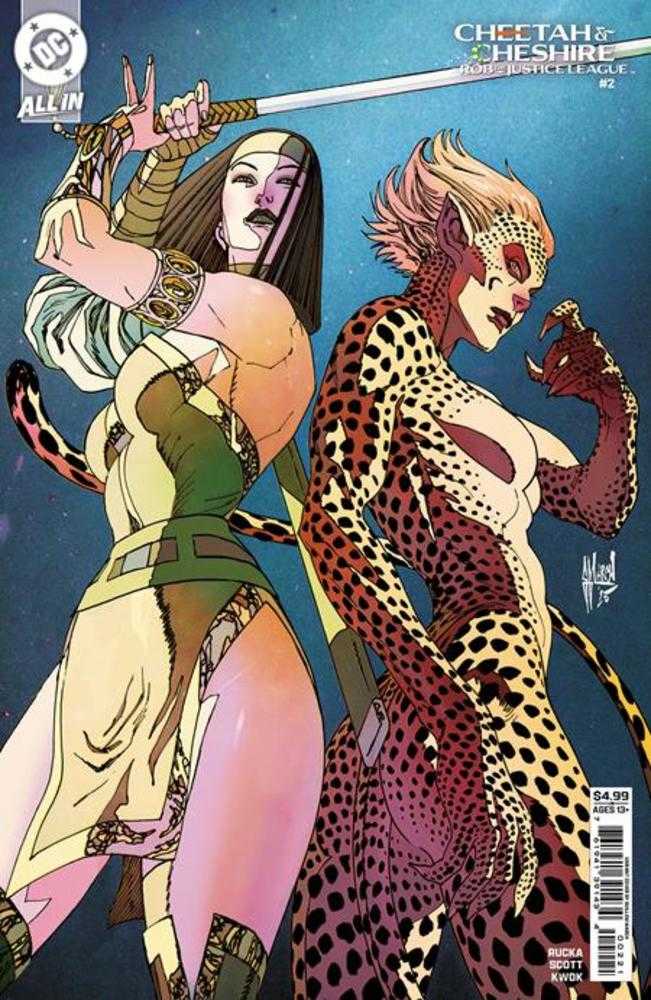 Cheetah And Cheshire Rob The Justice League #2 (Of 6) Cover C Guillem March Card Stock Variant