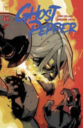 Comic book cover featuring a character with a helmet and fiery background, titled 'Ghost Pepper'.