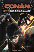 Cover of 'Conan the Barbarian' with a stylized illustration of a warrior holding a sword.