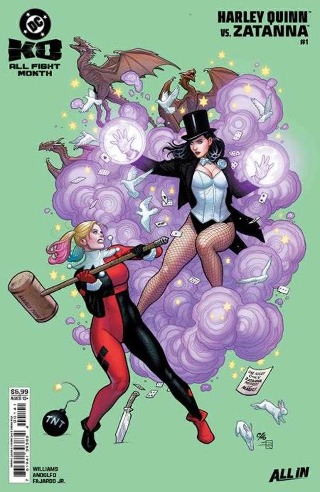 DC K.O.: Harley Quinn Vs. Zatanna (2026) #1B