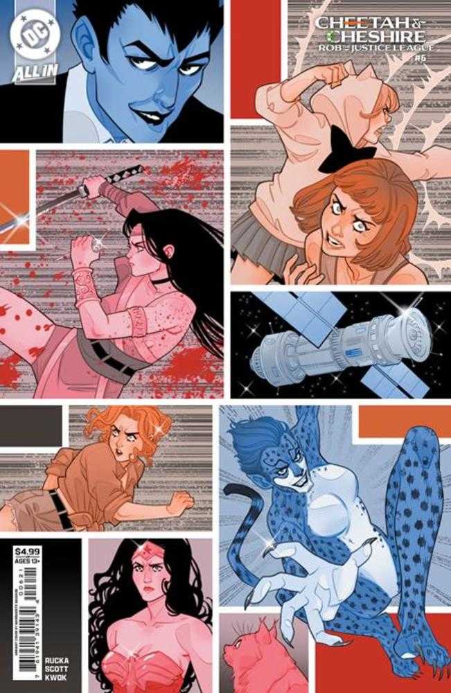 Cheetah And Cheshire Rob The Justice League (2025) #6C