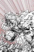 Final Boss #4 Cover E 1 in 50 Shelby Robertson Black & White Variant (Mature) - artist: David Miller, artist: Ifan Noor, artist: Tyler Kirkham, cover-artist: Shelby Robertson, Created, FOC Out Of Stock Update, M.A.P., New, Pre-Order, writer: Tyler Kirkham