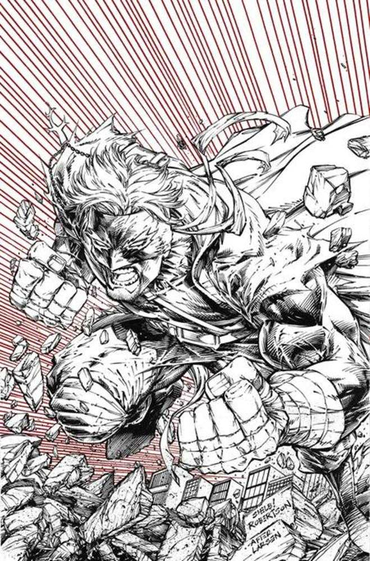 Final Boss #4 Cover E 1 in 50 Shelby Robertson Black & White Variant (Mature)