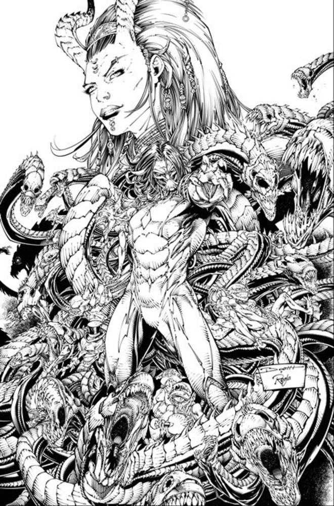 Darkness (2025) #3 Cover E 1 in 50 Brett Booth & Sal Regla Black & White Variant
