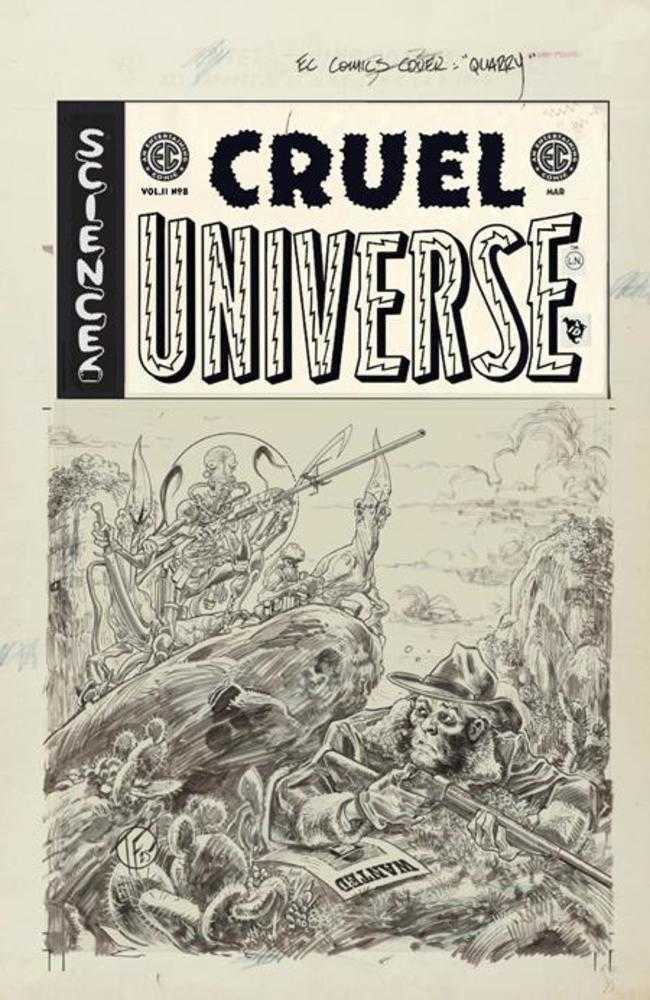 EC Cruel Universe 2 #8 (Of 12) Cover D Inc 1:20 Tom Fowler Black & White Artist Edition Variant