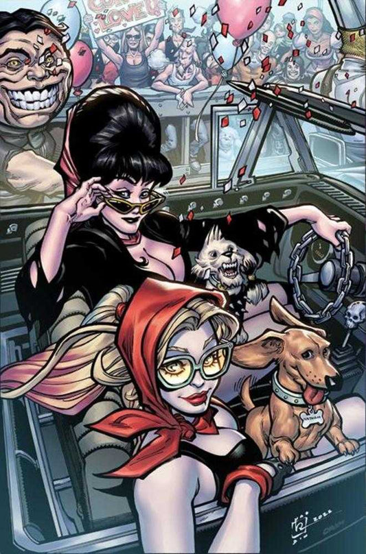 Harley Quinn X Elvira #6 Cover K Inc 1:15 Chad Hardin Full Art Variant