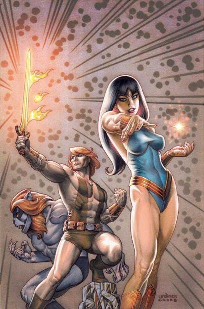 Thundarr The Barbarian #3 Cover G 1 in 10 Joseph Michael Linsner Full Art Variant - artist: Kewber Baal, cover-artist: Joseph Michael Linsner, Created, FOC Out Of Stock Update, M.A.P., New, Pre-Order, writer: Jason Aaron