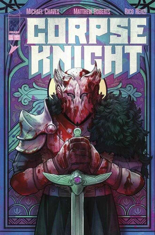 Corpse Knight #1 (Of 6) Cover D 1 in 25 Nimit Malavia Stained Glass Variant