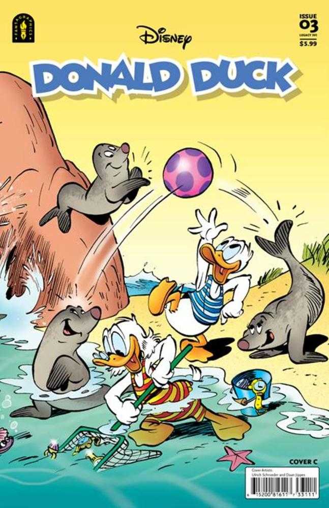 Donald Duck Legacy #391 Call Of The Wild Sea Cover C 1 in 10 Daan Jippes Ulrich Schroeder Wraparound Variant