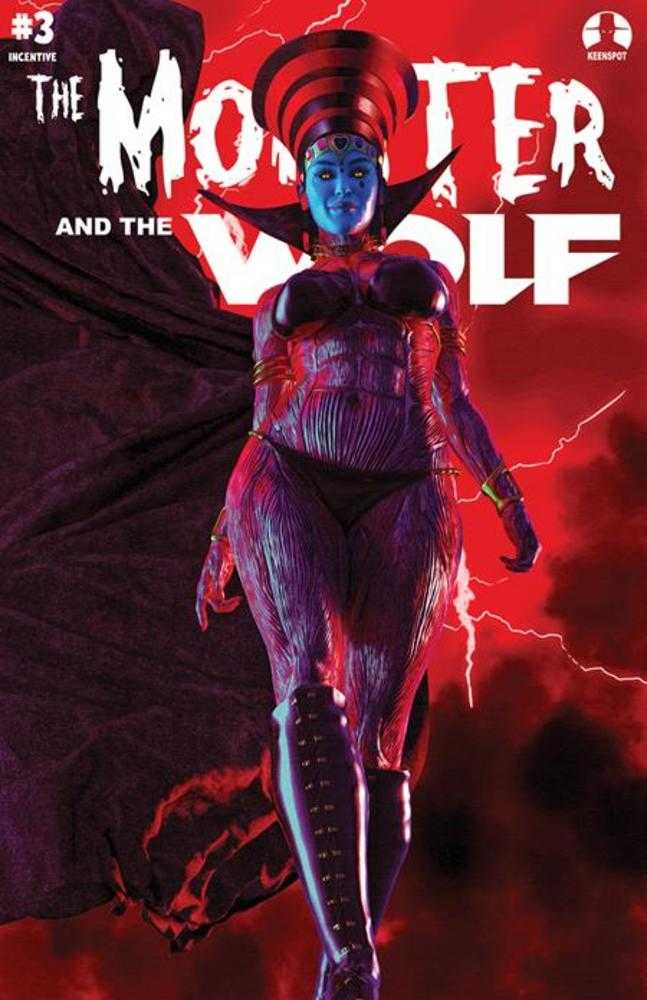 Mark Spears Monsters The Monster & The Wolf #3 Cover E 1 in 50 Mark Spears Queen Of Hearts Variant