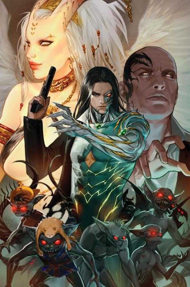 Darkness vs Angelus (One Shot) Cover E 1 in 50 Leirix Full Art Variant