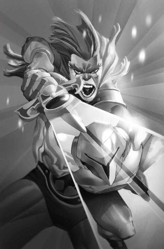 Thundercats X Silverhawks #1 Cover M Inc 1:30 Eric Canete Black & White Full Art Variant