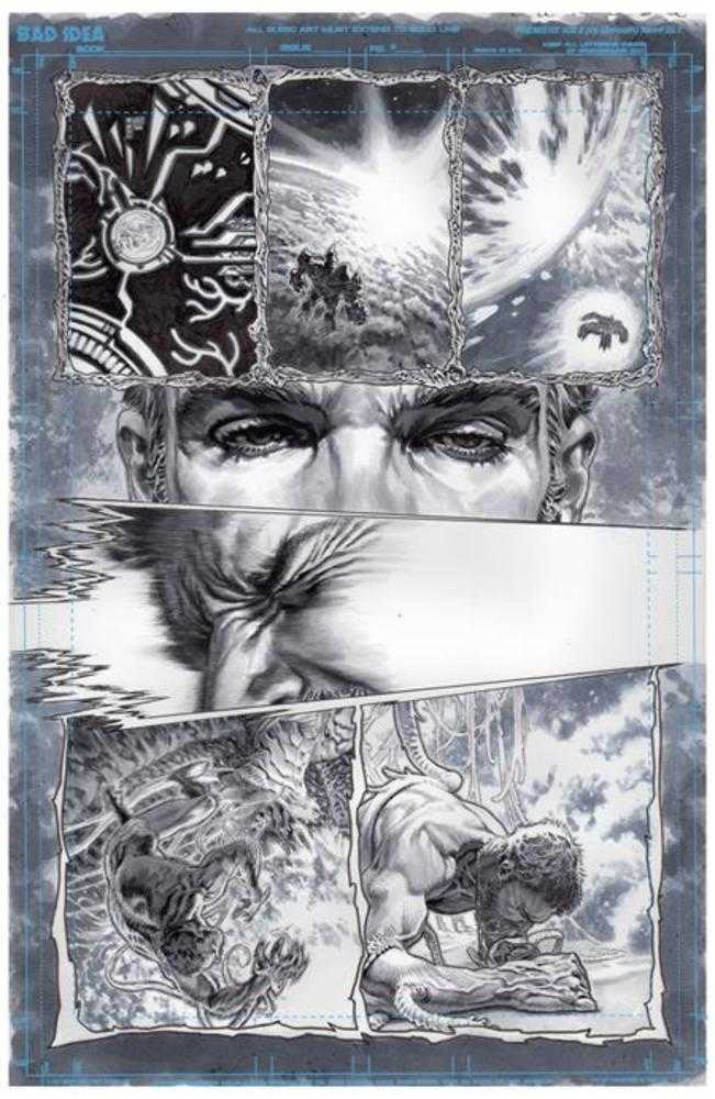 Olympus Saga Megalith #1 (Of 4) Cover Zc Lewis Larosa Original Art Edition 26 Variant