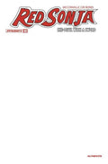 Red Sonja She Devil With A Sword #1 Cover F Blank Authentix Variant