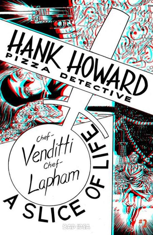Hank Howard Pizza Detective A Slice Of Life #2 (Of 2) Cover E 1 in 50 David Lapham 3 D Variant