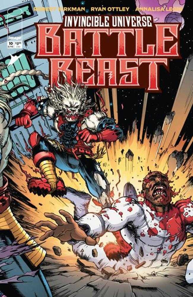 Invincible Universe Battle Beast #10 Cover C 1 in 10 Chris Burnham & Brian Reber Variant