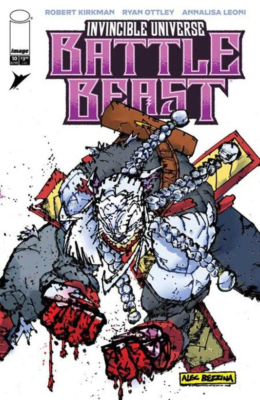 Invincible Universe Battle Beast #10 Cover F 1 in 100 Alec Bezzina Variant