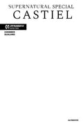Supernatural Special Castiel #1 (One Shot) Cover D Blank Authentix Variant