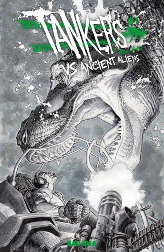 Tankers vs Ancient Aliens #1 (Of 4) Cover G 1 in 50 Lewis Larosa Bw Variant