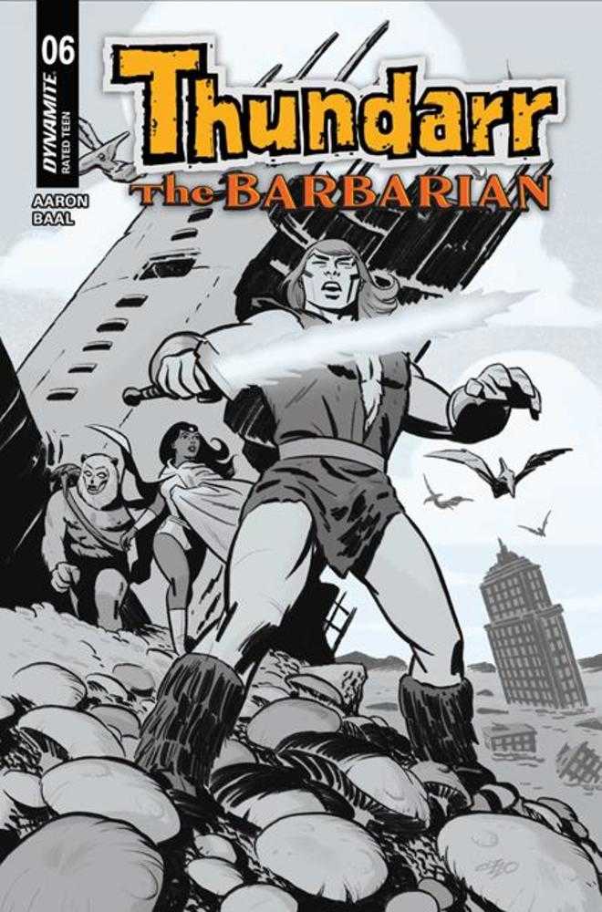 Thundarr The Barbarian #6 Cover F 1 in 10 Michael Cho Line Art Variant