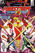 Comic book cover featuring Firestorm and the Hulk from 'Secret Origins' series.