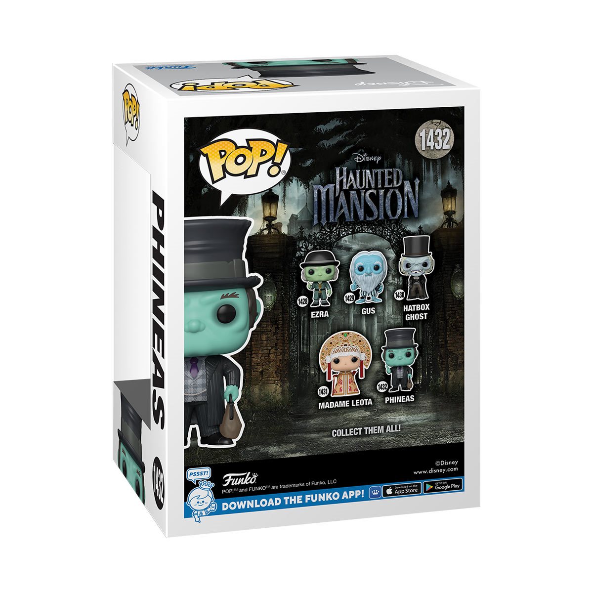 Haunted Mansion Phineas Funko Pop! Vinyl Figure #1432