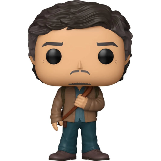 Funko Pop! vinyl figure of a character with brown hair and a jacket on a white background