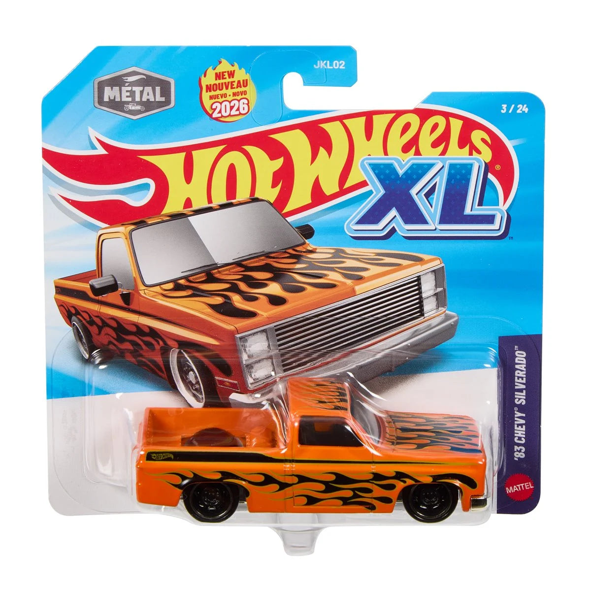 Hot Wheels XL Vehicles 1:43 Scale 2026