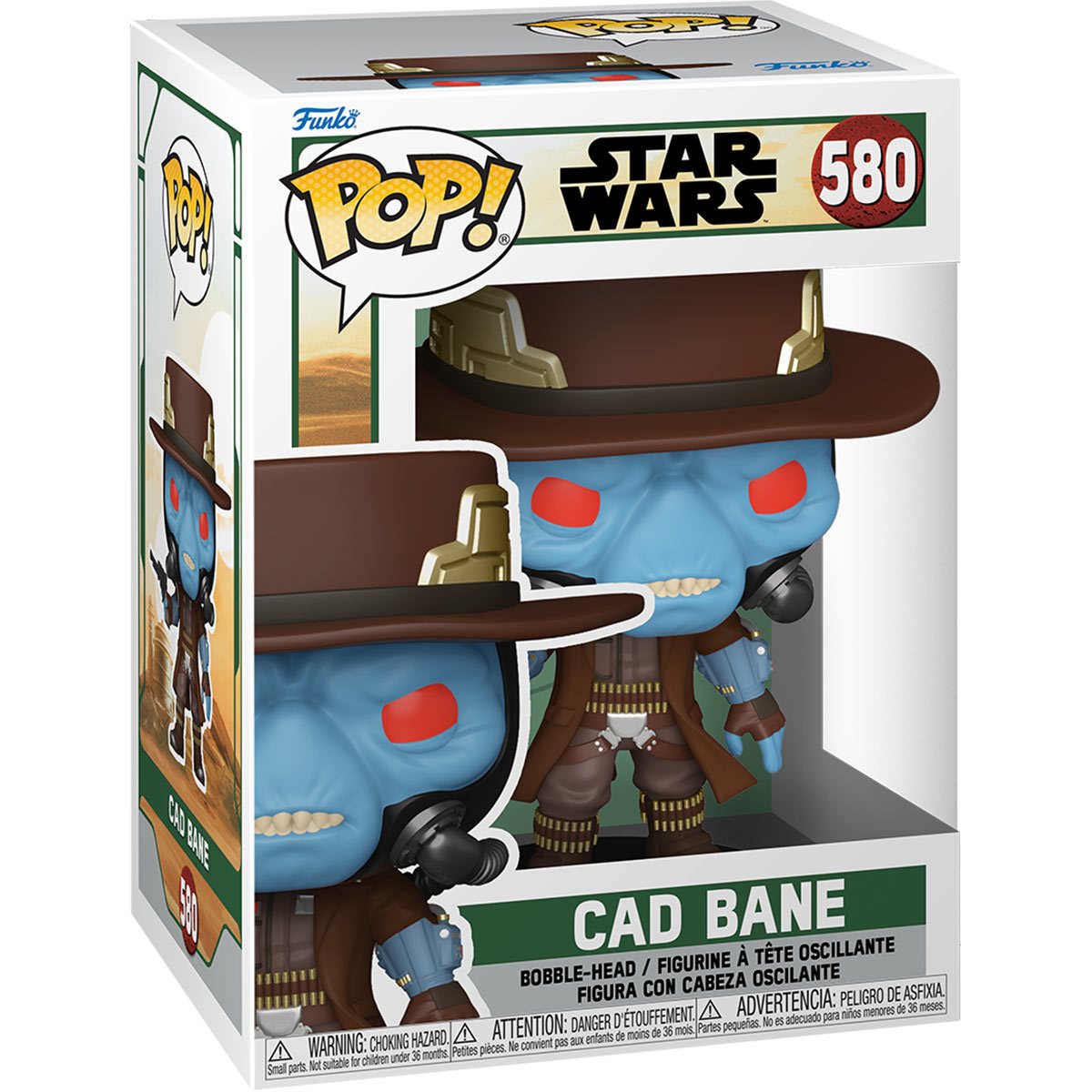 Star Wars: The Book of Boba Fett Cad Bane #580 Pop! Vinyl Figure