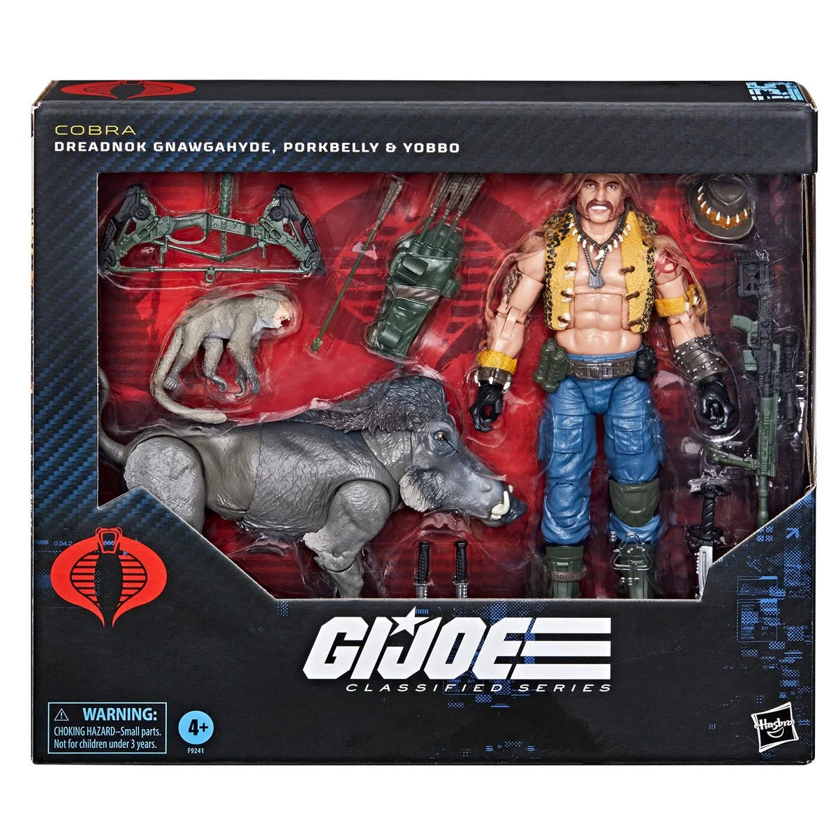 G.I. Joe Classified Series Dreadnok Gnawgahyde and pets Porkbelly & Yobbo 6-Inch Action Figure