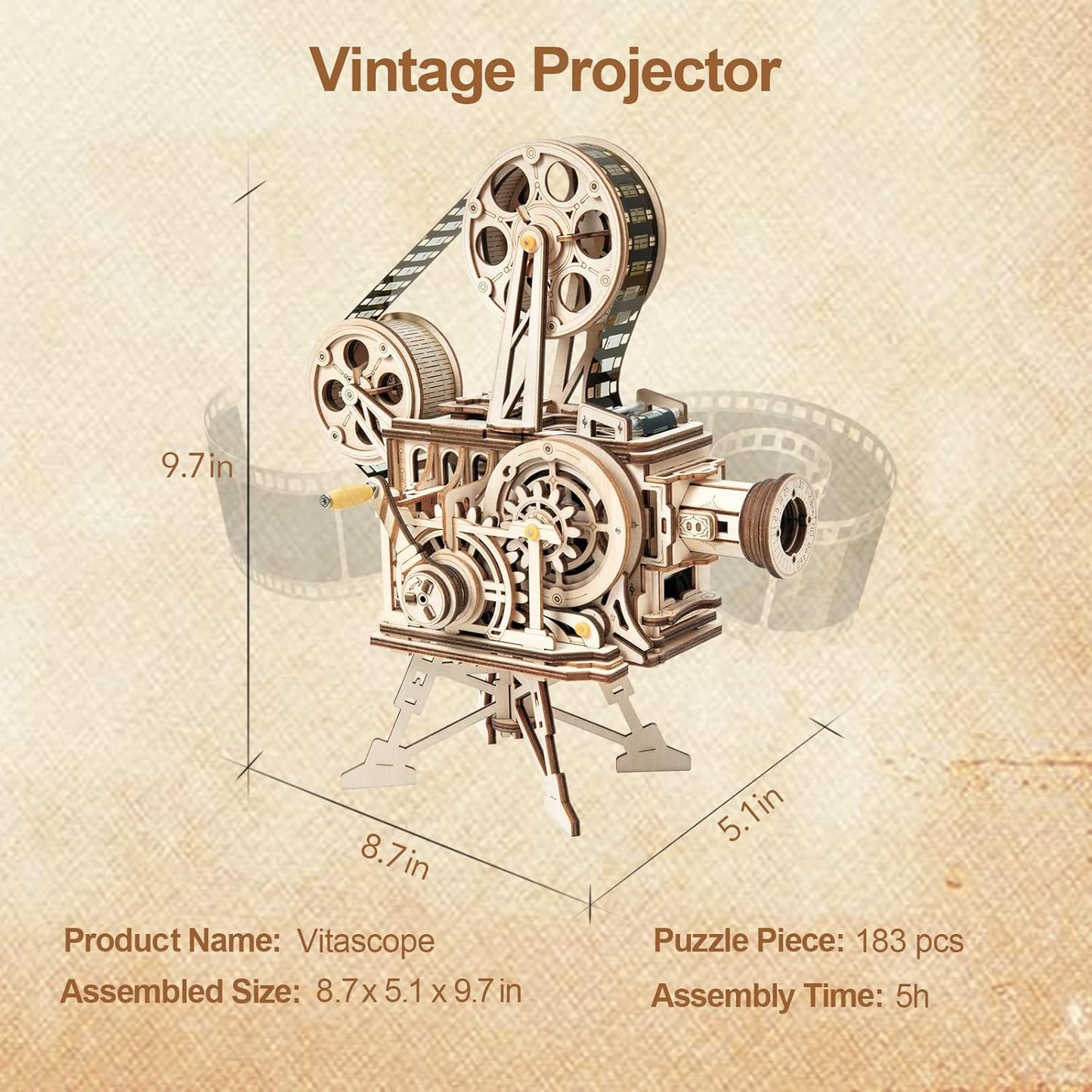 ROKR Vitascope Model Building Kit