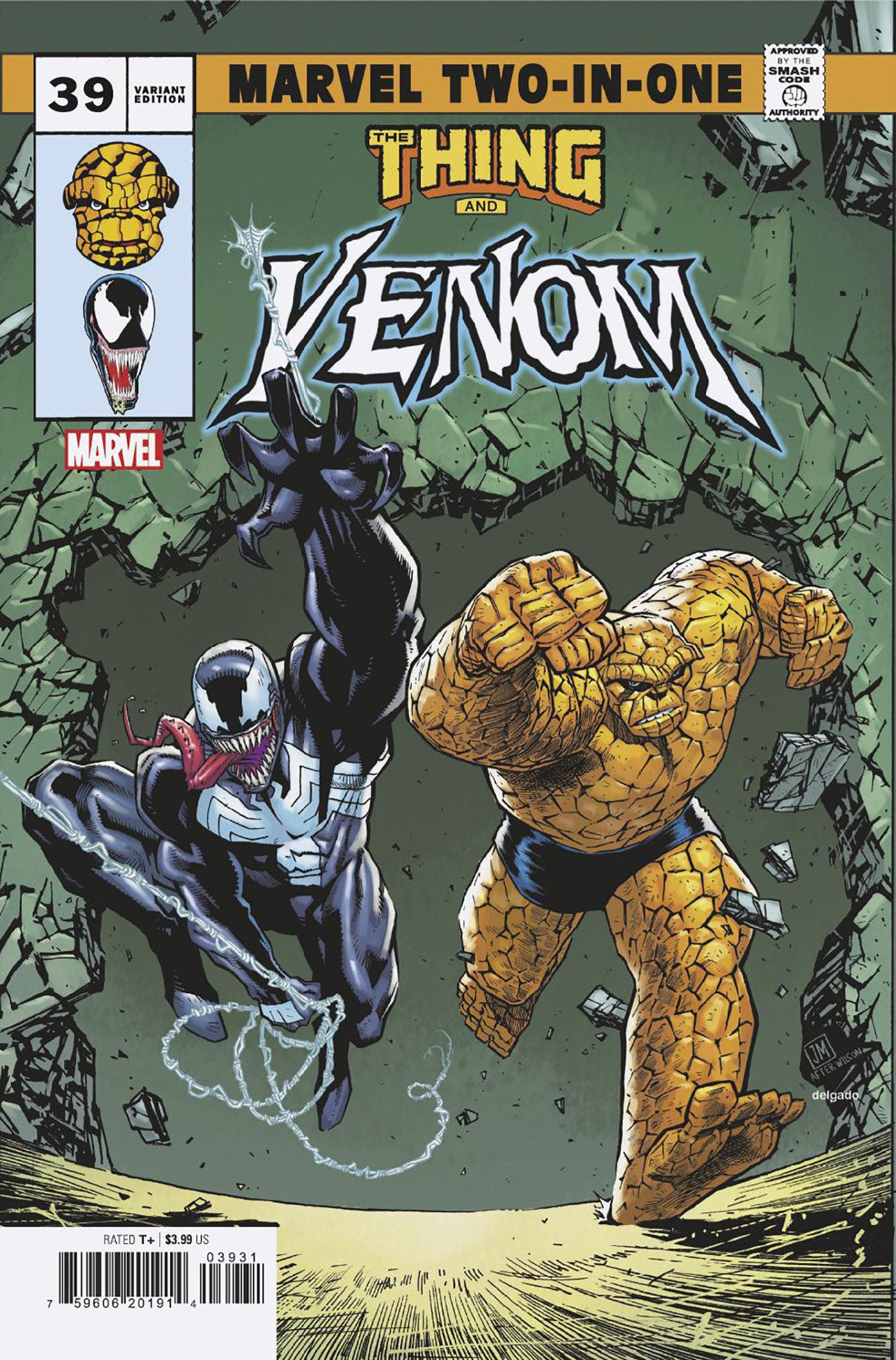 Venom #39 Justin Mason Marvel Two-In-One Variant [Vw]