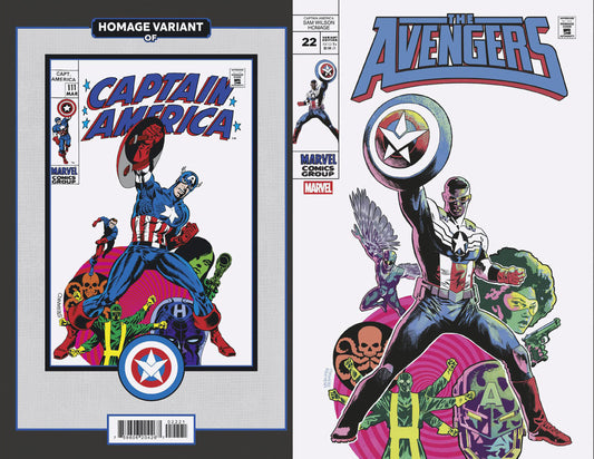 Avengers #22 Mike Walsh Captain America Sam Wilson Homage Variant