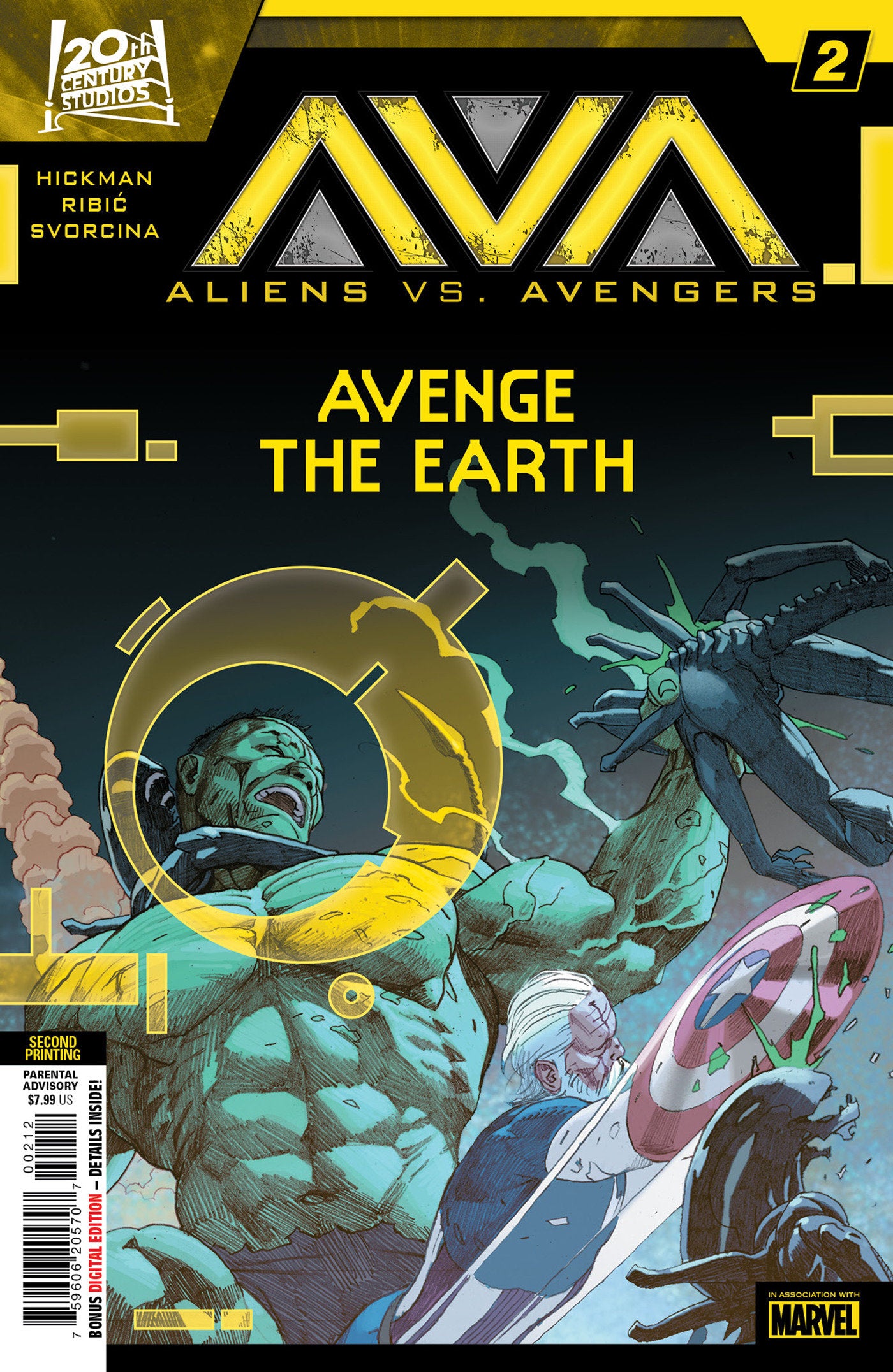 Aliens vs. Avengers #2 Esad Ribic 2nd Print Variant