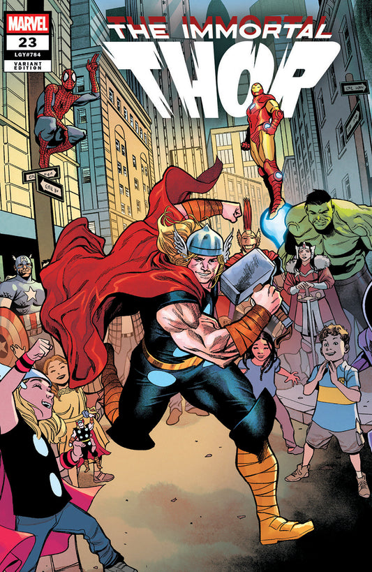 Immortal Thor #23 Martin Coccolo Death Of The Immortal Thor 3-Part Connecting Variant