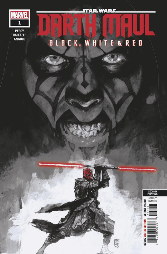 Star Wars: Darth Maul - Black, White & Red (2024) #1 Second Printing