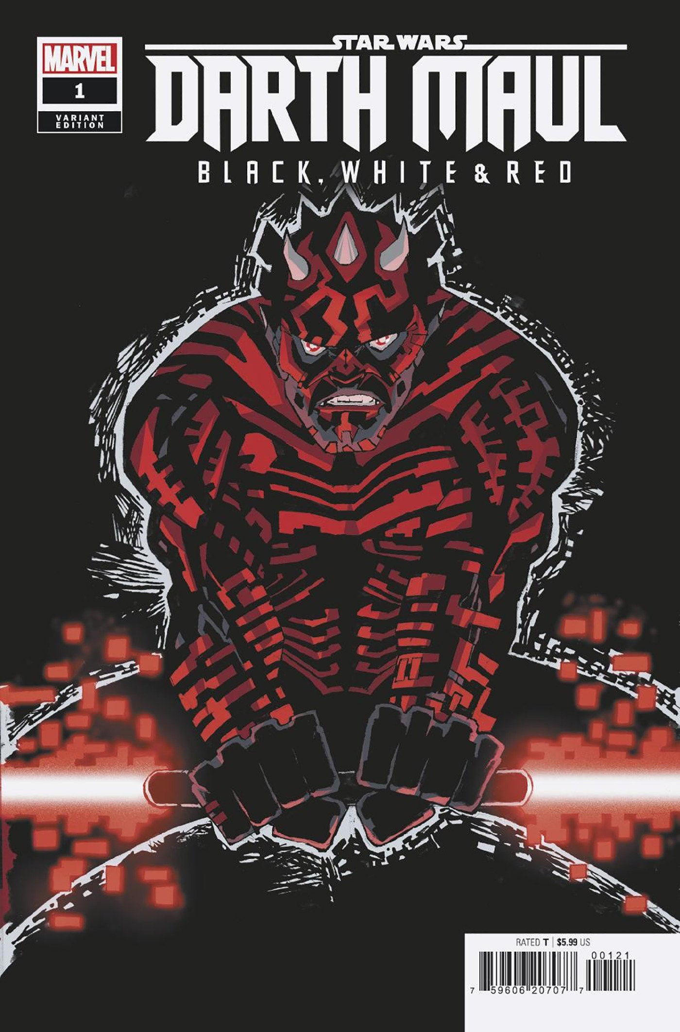 Star Wars: Darth Maul - Black, White & Red (2024) #1B