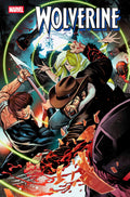 Cover of Wolverine #9 featuring an action-packed scene with Wolverine and other characters from the Marvel universe.