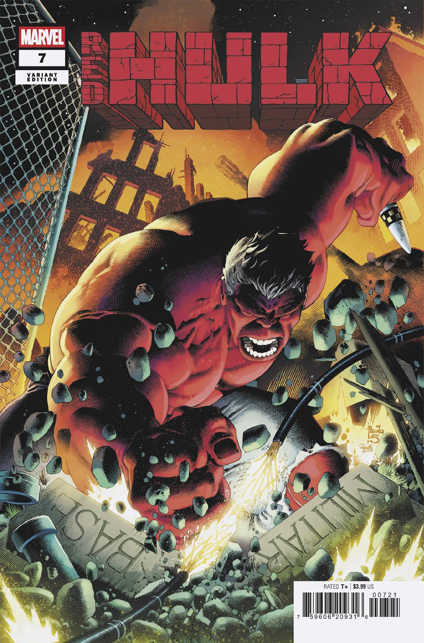 Red Hulk #7 Paulo Siqueira Variant [Doom]
