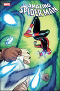Comic book cover of 'The Amazing Spider-Man' with Spider-Man in action.
