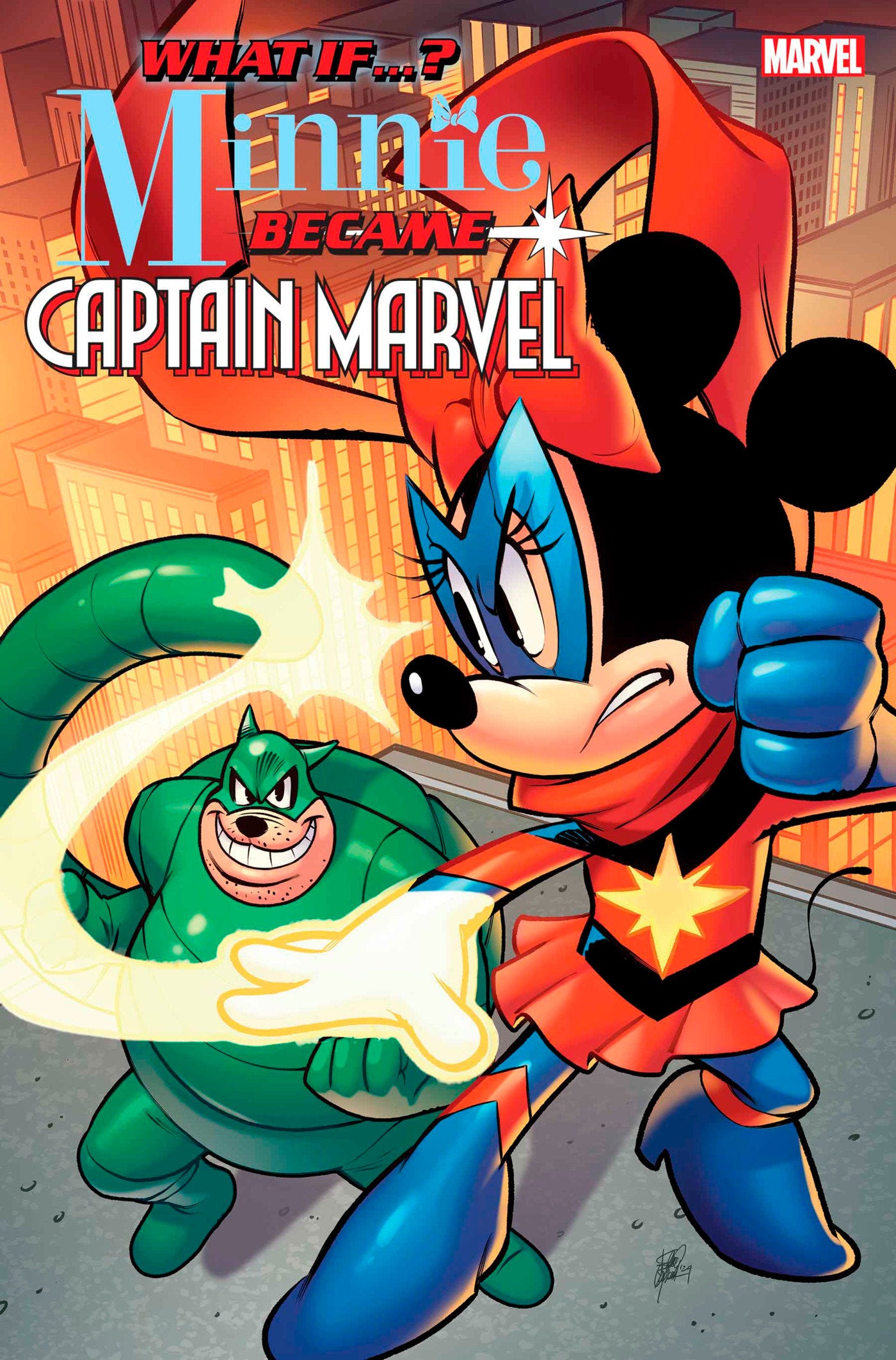 Marvel & Disney: What If...? Minnie Became Captain Marvel #1 Elena Casagrande Variant