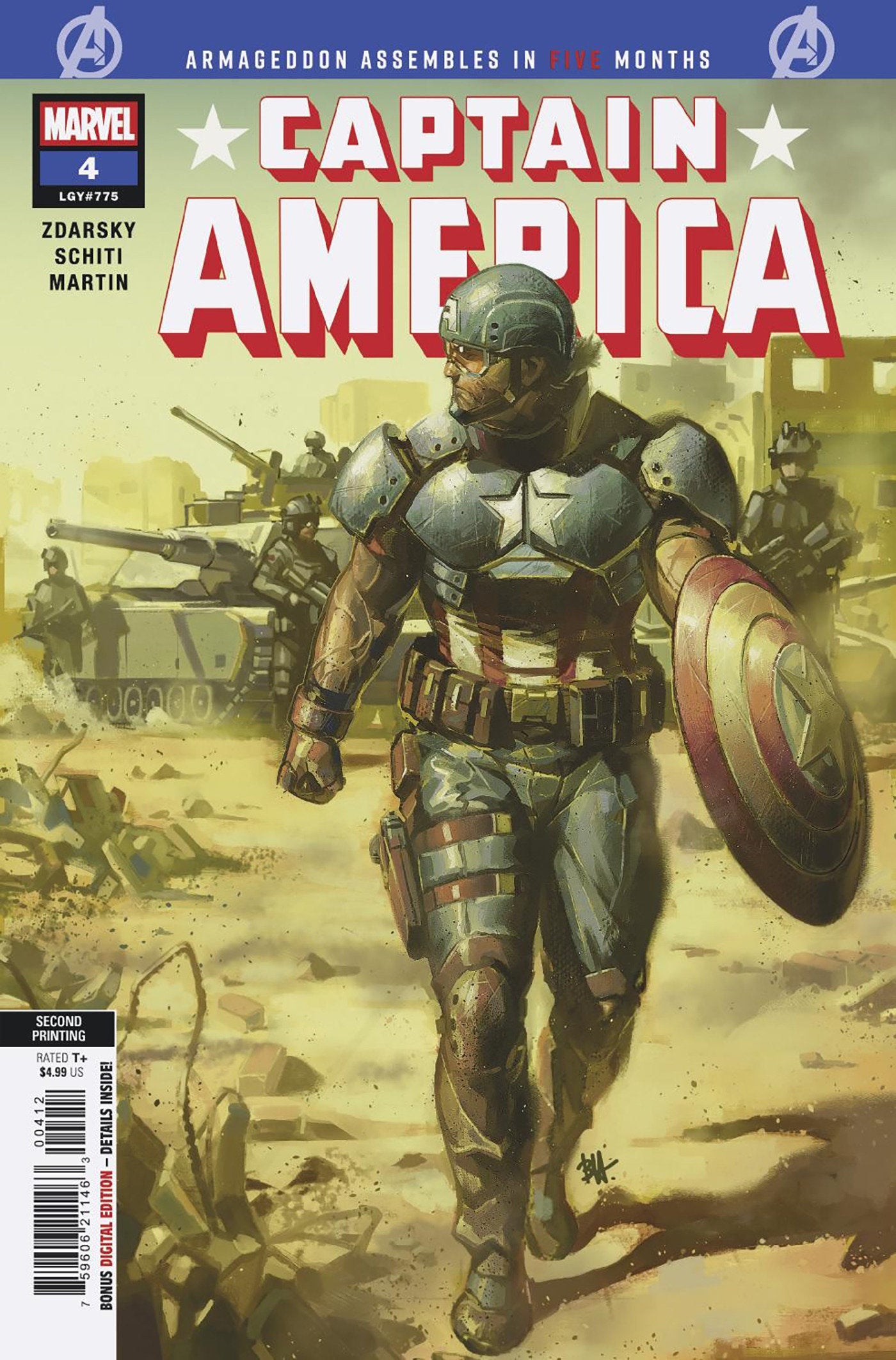 Captain America (2025) #4 Second Printing