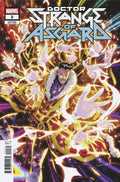 Comic book cover of 'Doctor Strange of Asgard' featuring a character in a dynamic pose with energy effects.
