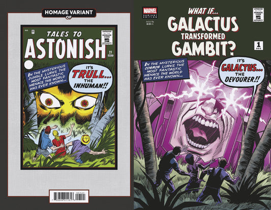 What If...? Galactus: Galactus Transformed Gambit? #1 Alex Saviuk Sci-Fi Homage Variant