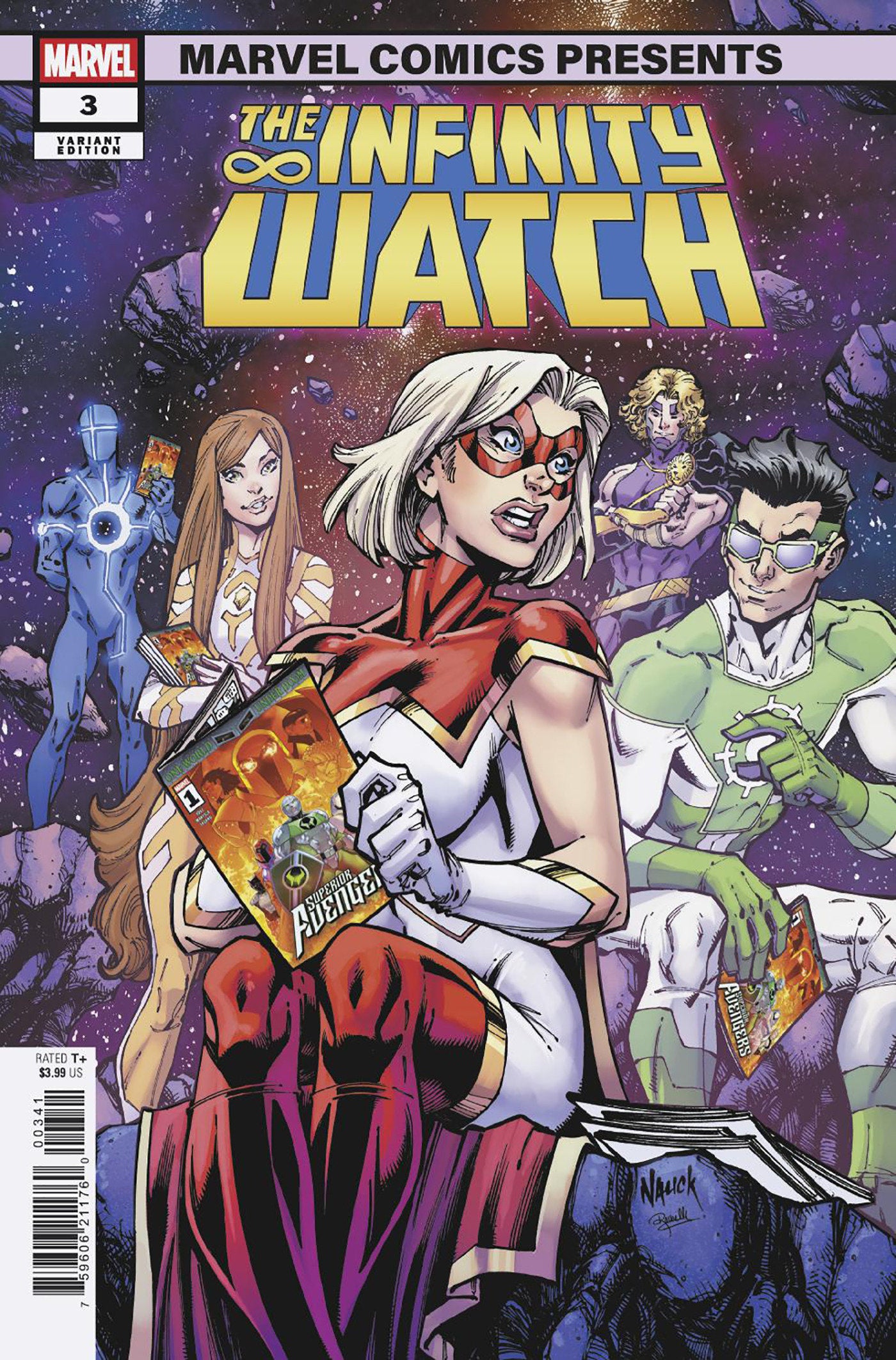 Infinity Watch #3 Todd Nauck Marvel Comics Presents Variant