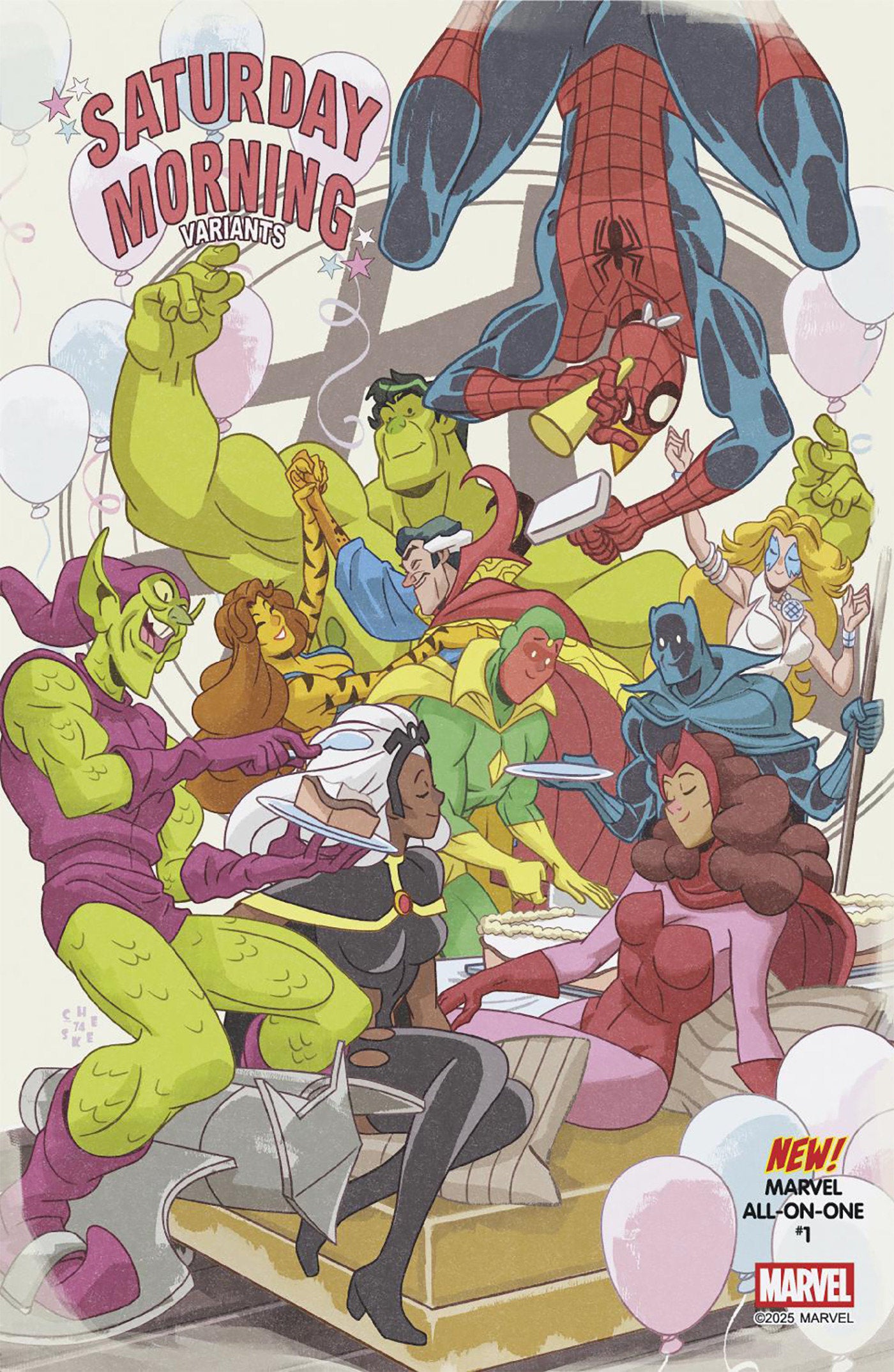Marvel All-On-One #1 Sean Galloway Saturday Morning Variant