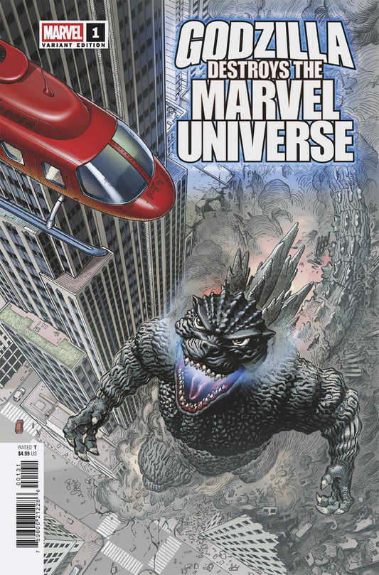Godzilla Destroys The Marvel Universe (2025) #1C