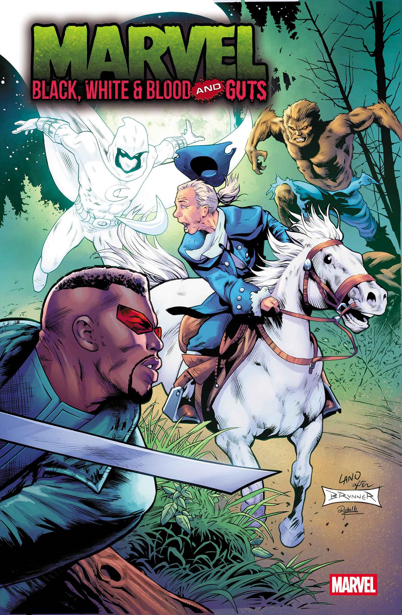 Marvel: Black, White & Blood And Guts #1 Greg Land 250 Th Homage Variant