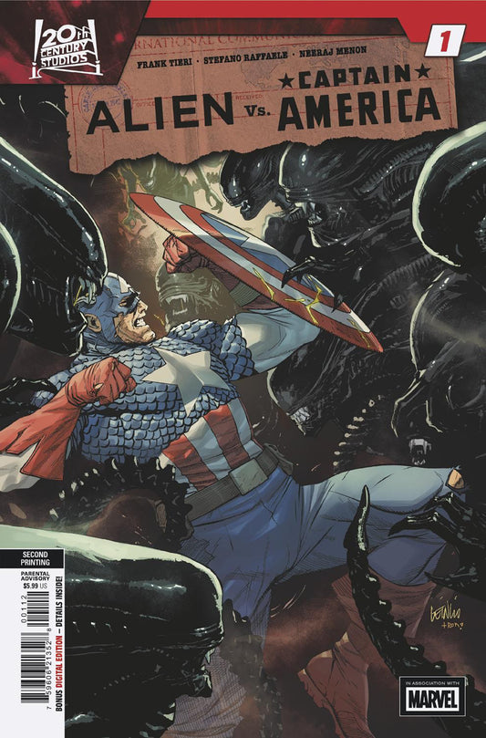Alien Vs. Captain America (2026) #1 Second Printing